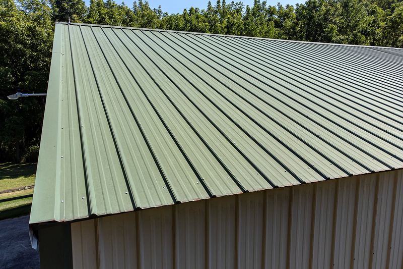 Corrugated metal roof sheets